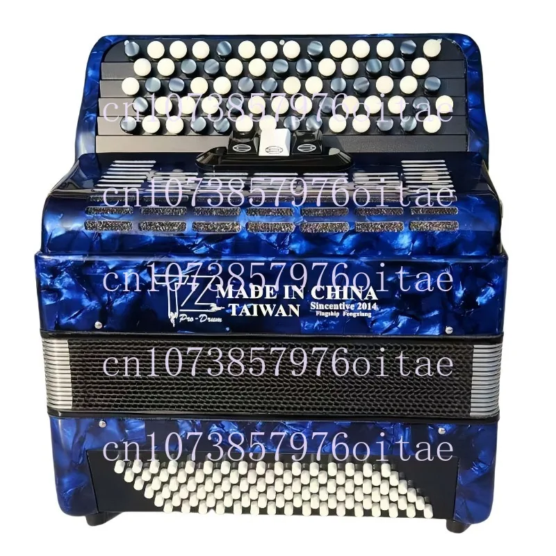

Professional 96 Bass Three-Tone Harmonica Bayan Accordion Professional Button Accordion Lightweight Accordion