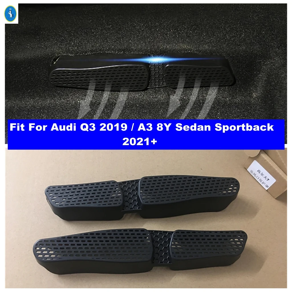 

For Audi Q3 2019 - 2024 / A3 8Y Sedan Sportback 2021 - 2024 Car Seat Under Floor Air AC Conditioning Vent Dust Cover Accessories