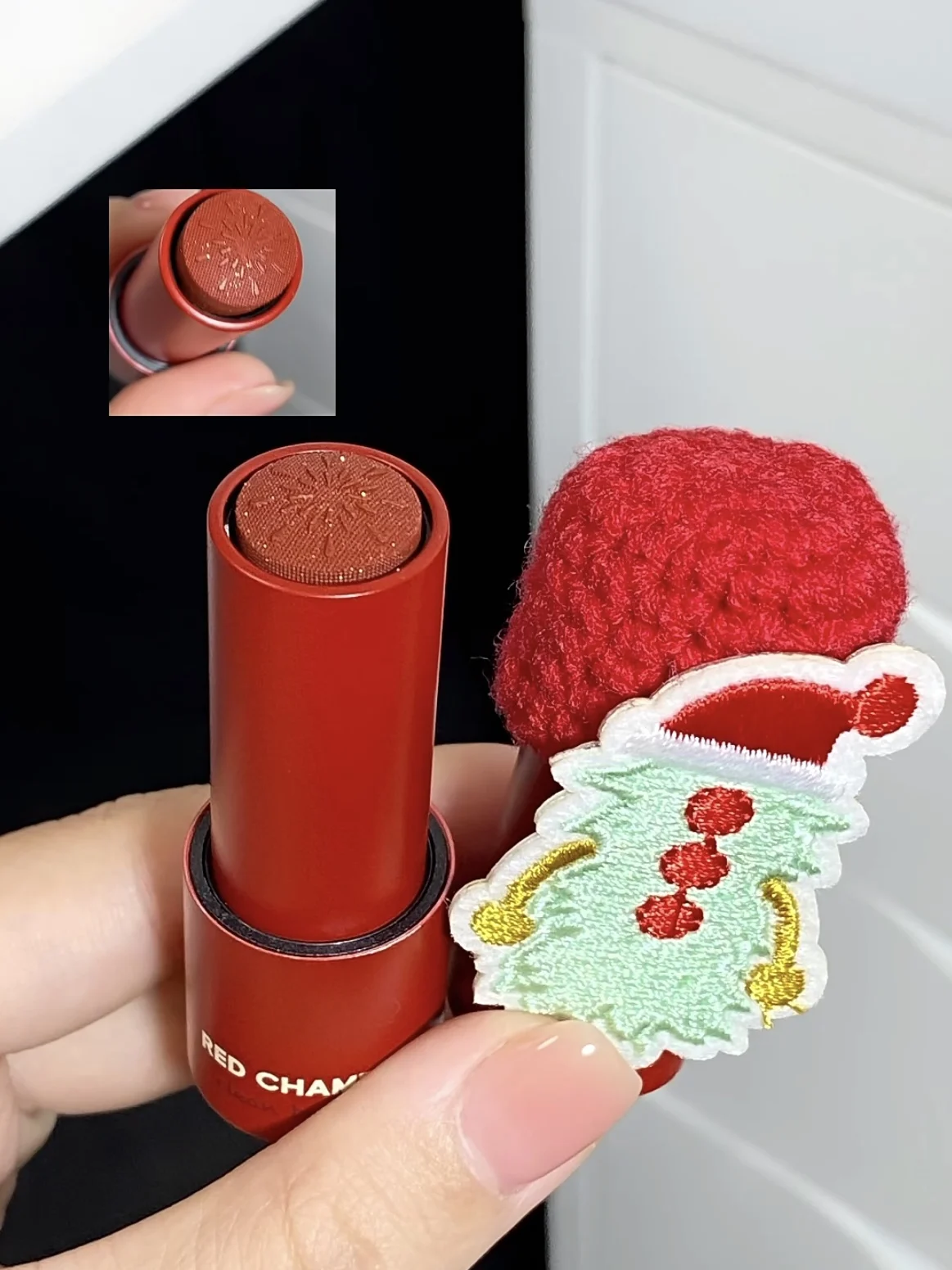 RED CHAMBER Waterlight Blush Lip Gloss Crema multiuso Perla Shimmer Ombretto Alto lucentezza Trucco per il contorno del viso Natale