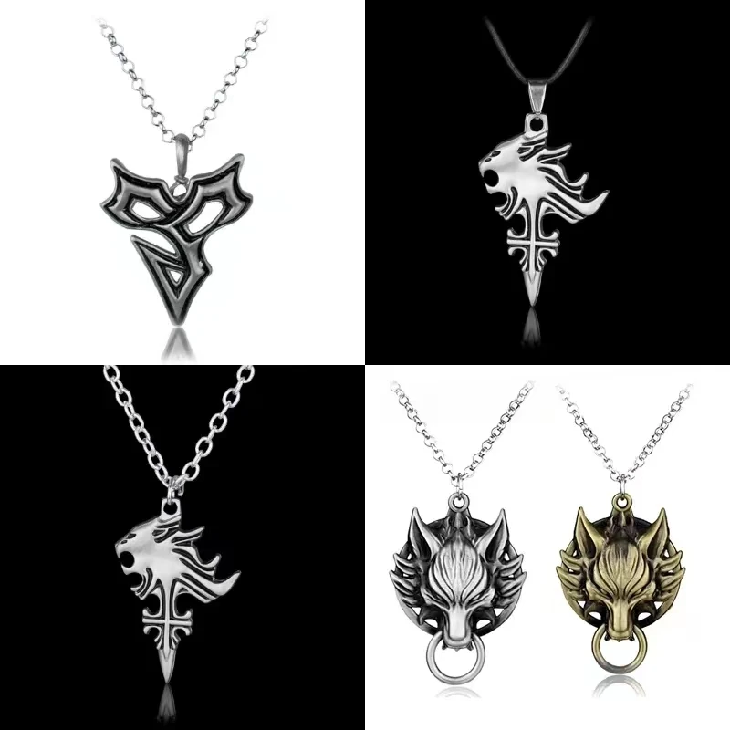 Fashion Final Fantasy X Tidus Pendant Necklace Cosplay Japan Anime Necklace Inspired Cartoon Jewelry for Anime Lovers 4.7