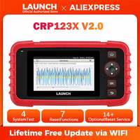 LAUNCH CRP123X V2.0 OBD2 Scanner Car Diagnostic Tool Code Reader Autoscanner Automotive Scan Lifetime Free Update Creader 123X