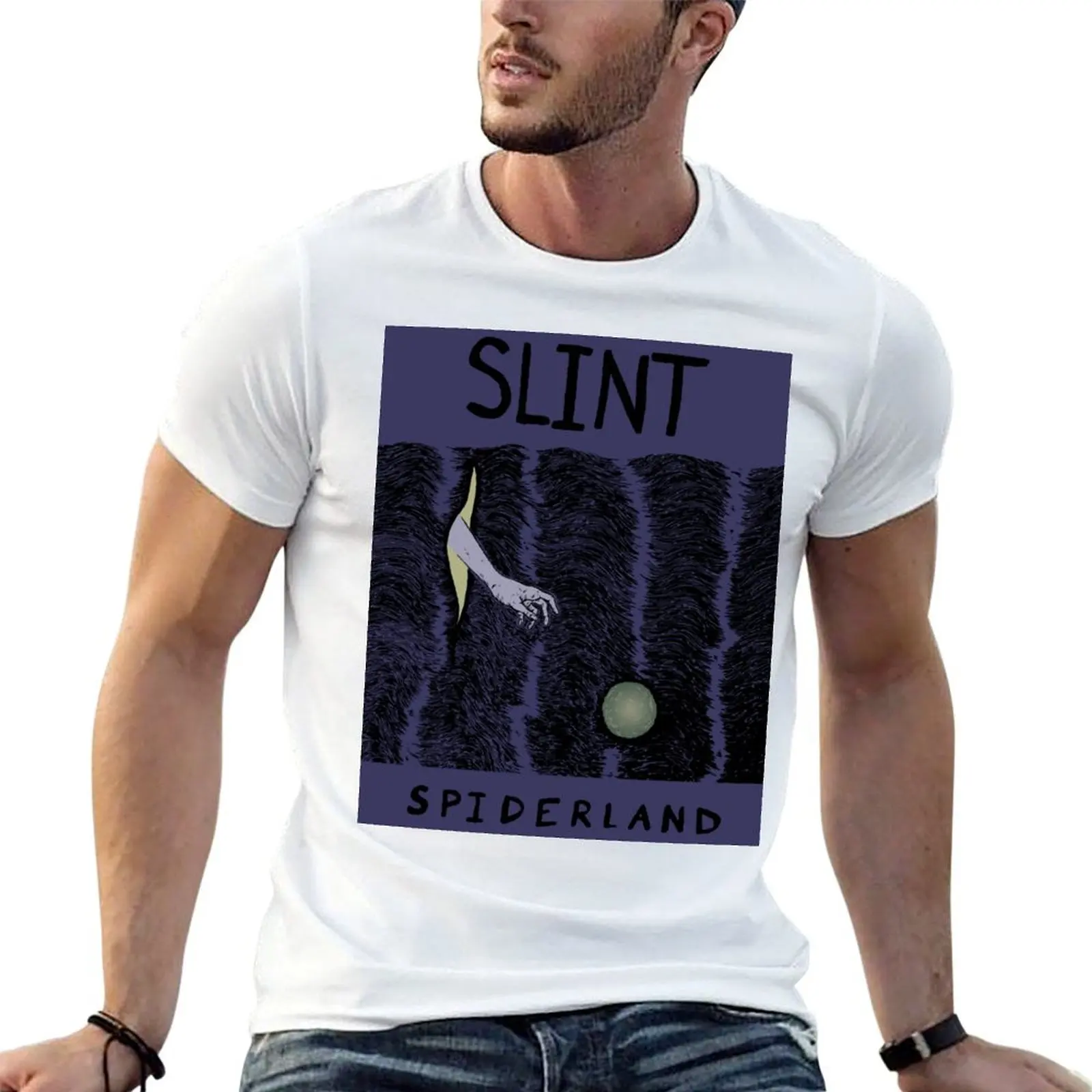 Spiderland T-Shirt Comfortable Basic Crew Neck Tee