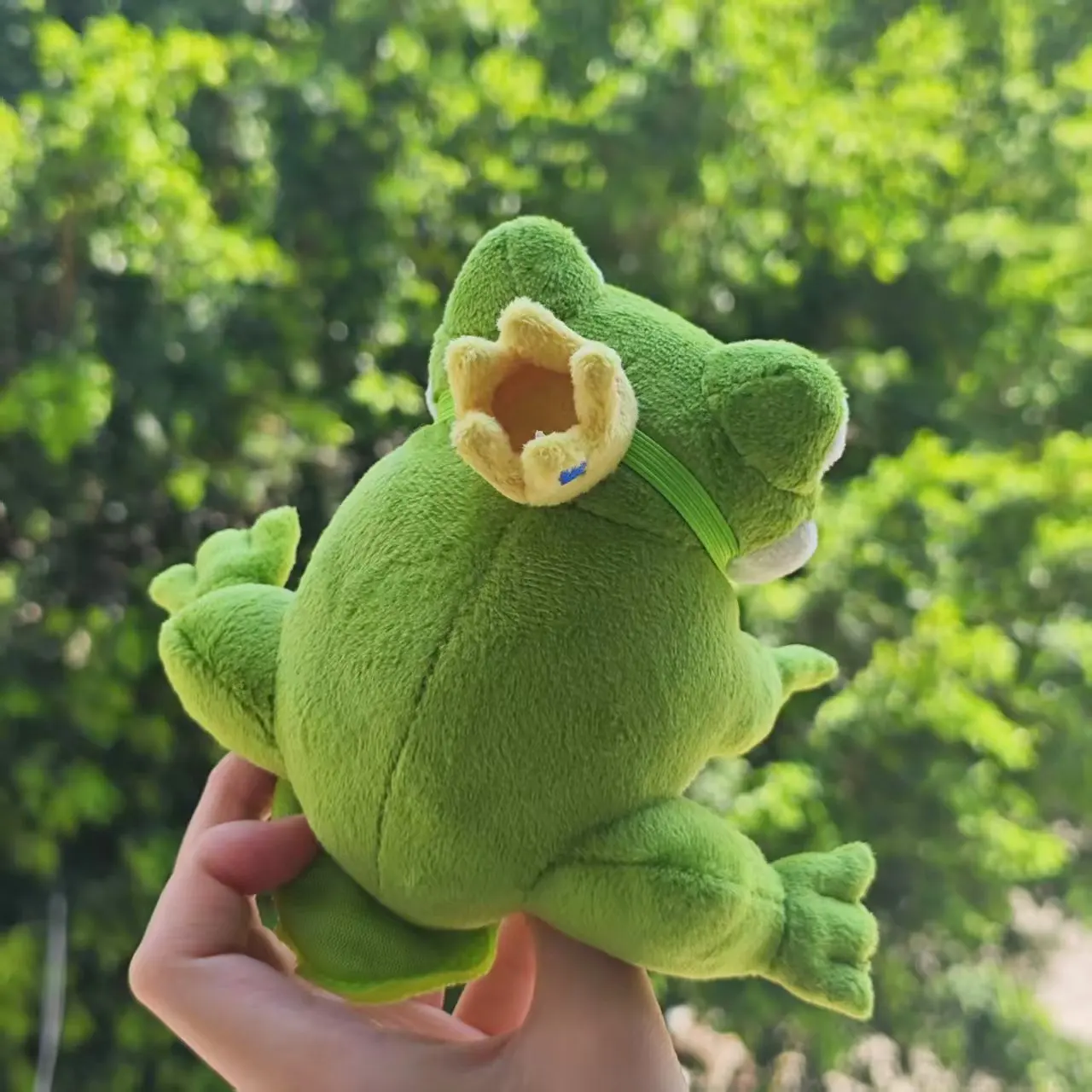 Frosch-Plüschtier, 8,9 cm, grüner Frosch, Stofftier, magnetische Schulter, Plüsch, weiche Puppe, Party, Mode, Dekor, Jungen, Mädchen, Geburtstagsgeschenke – Detail 2
