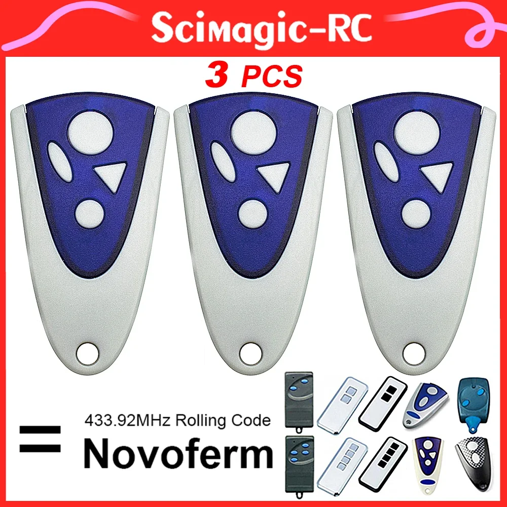 6 Styles For NOVOFERM NOVOTRON 502 MAX43-2 504 MAX43-4 512 MIX 43-2 MINI-NOVOTRON 522 524 Garage Door Remote Control