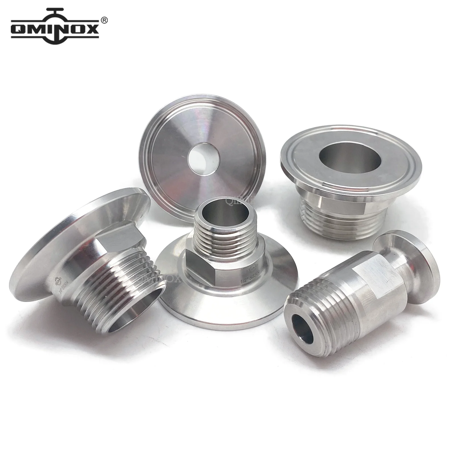 SS304 Tri clamp NPT Male adapter stainless steel clamp male NPT fittings 1/4\