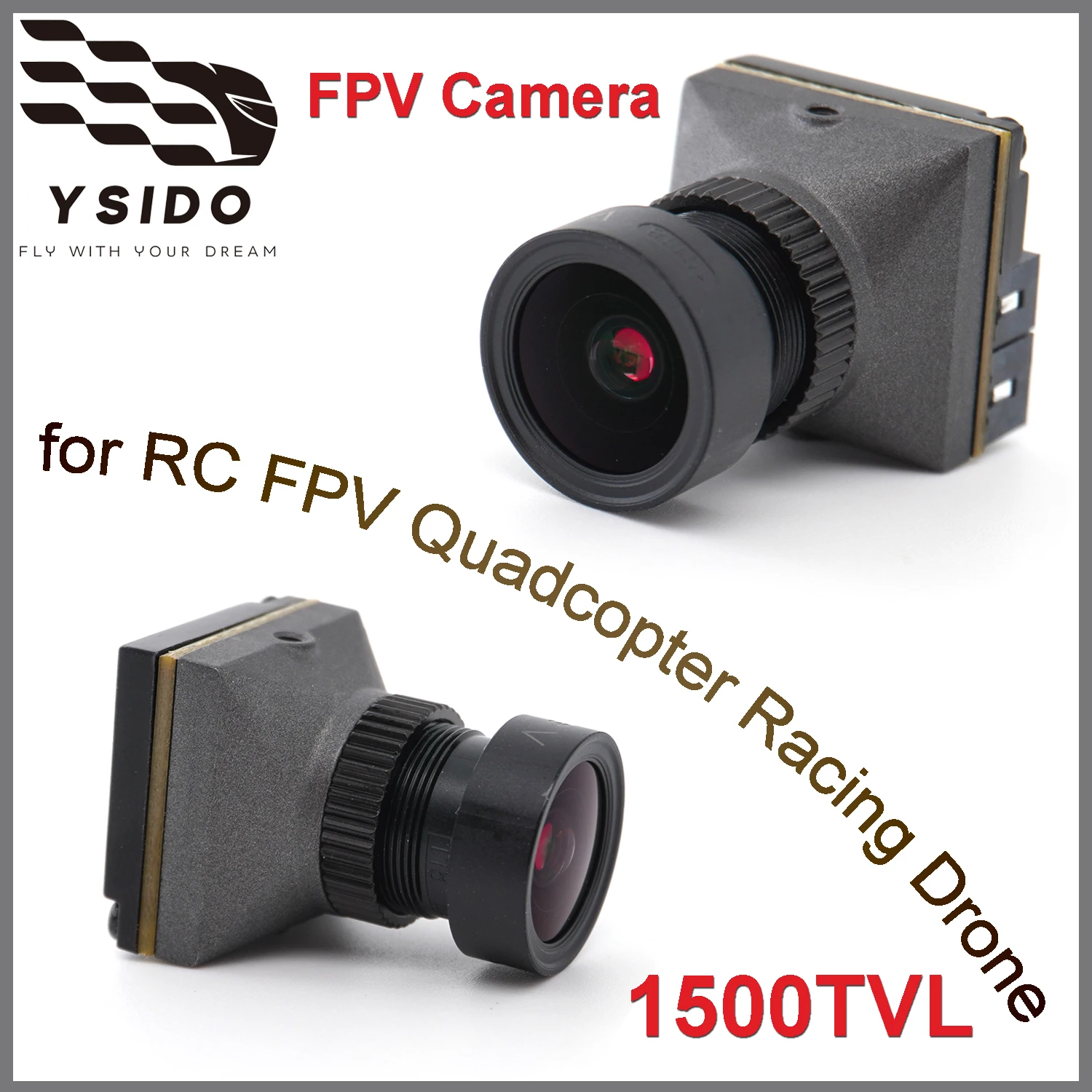 

YSIDO Rate2 PRO FPV Camera 1500TVL 16:9/4:3 NTSC/PAL Switchable Starlight Night Camera for RC FPV Quadcopter Drone Accessories