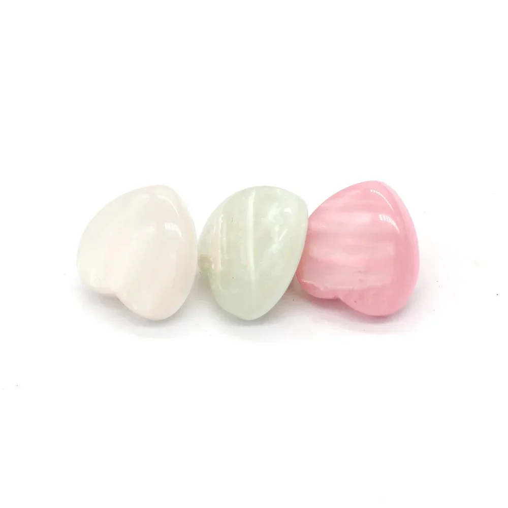DOTOLLE 20Pcs Fashion Heart Shape Pearl Buttons for Clothing Kids Shirt Blouse Dress Cardigan Sewing Supplies DIY Crafts view 3
