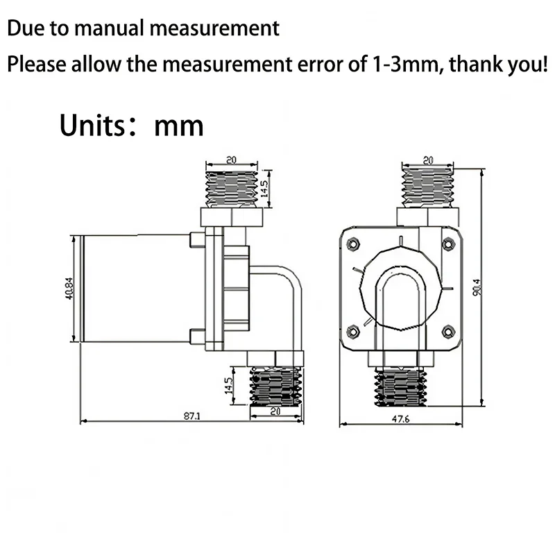 IP68 DC 12V 24V Stainless Steel Shaft Brushless 1/2\