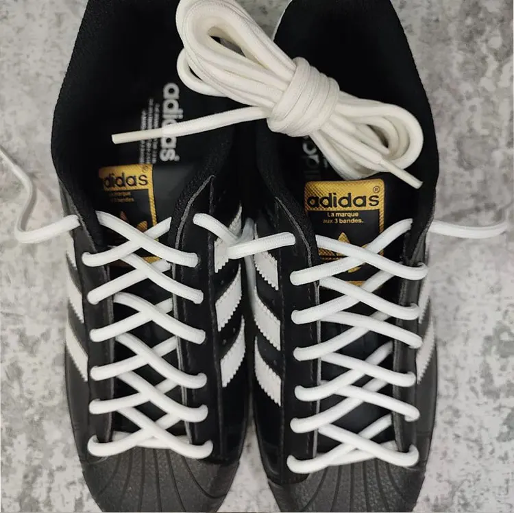 2025 Neue Runde Schnürsenkel für Y 350 & Stiefel 100-140cm Off-White - Schuhzubehör für Herren/Damen für Freizeitsneaker – Detail 9