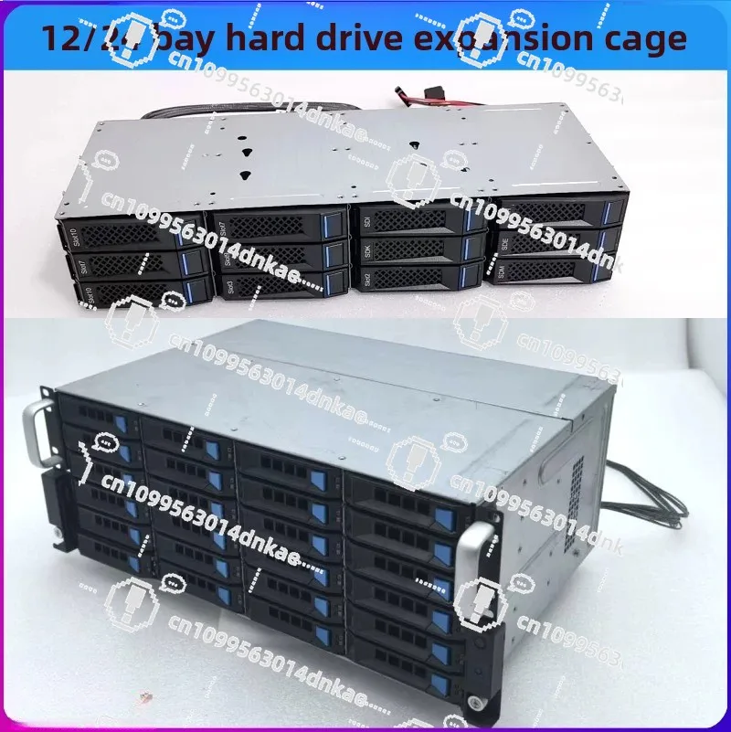 12 24-drive 3.5-inch Hard Disk Cage Hot-swappable 12Gb Extended Storage SAS/SATA