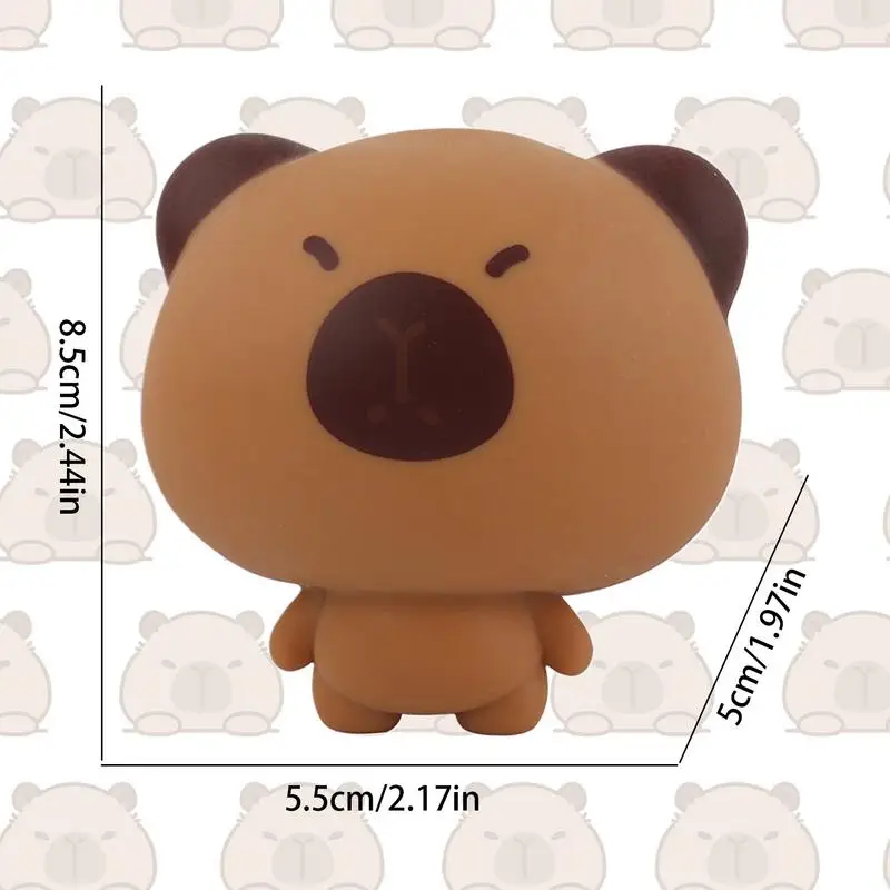 Squeeze Capybara Anti Stress Capybara Toy Cute Cartoon Capybara Pinching Toy Slow Rebound Decompressing Toys Stress Release Hand