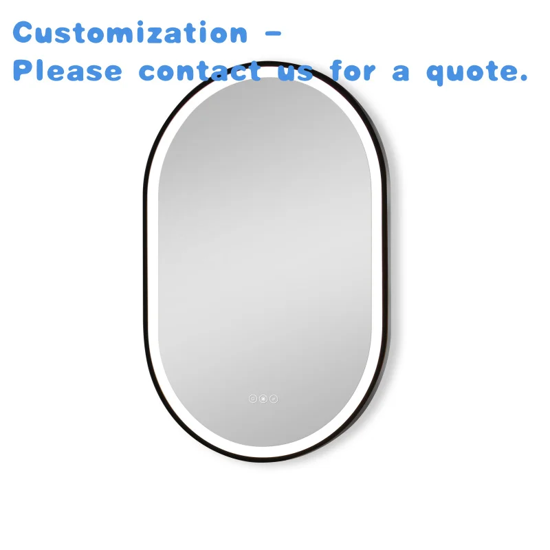 custom.Led Salon Mirror Barber Shop Mirrors with Led Lights Wall Mirror