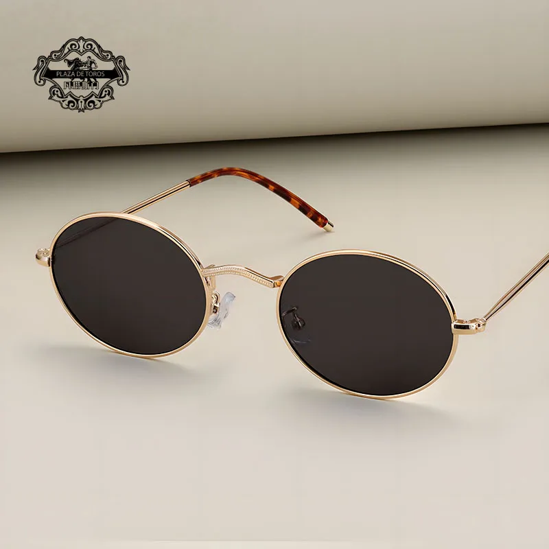 New 2025 Vintage Polarized Sunglasses Men Oval Retro UV400  display picture 2