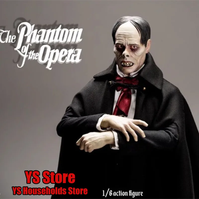 

Infinite 1/6 1925 Movie Version Opera Phantom Lon Chaney Movable Action Figure Collectible 12" Full Set Soldier Model Fans Gift