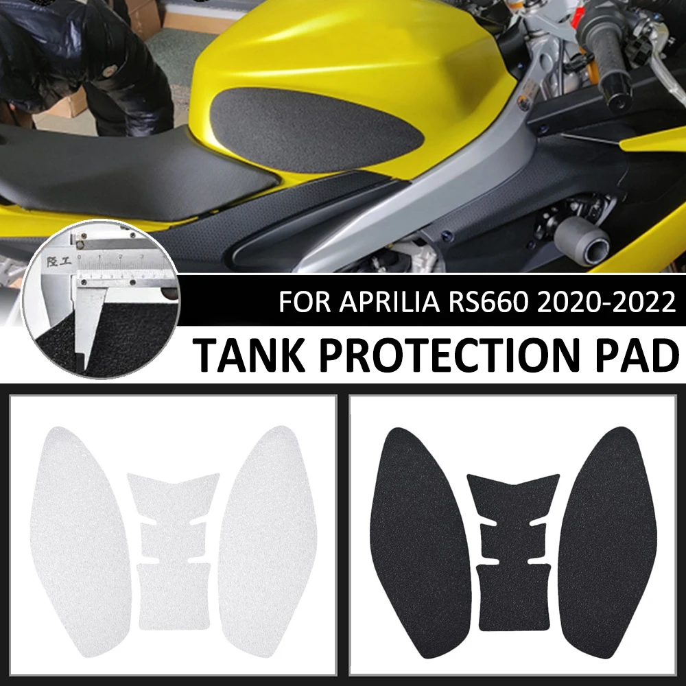 New Motorcycle Anti Slip Fuel Oil Tank Pad Side Knee Grip Decal Protector Sticker Pads For Aprilia RS660 RS 660 2020 2021 2022