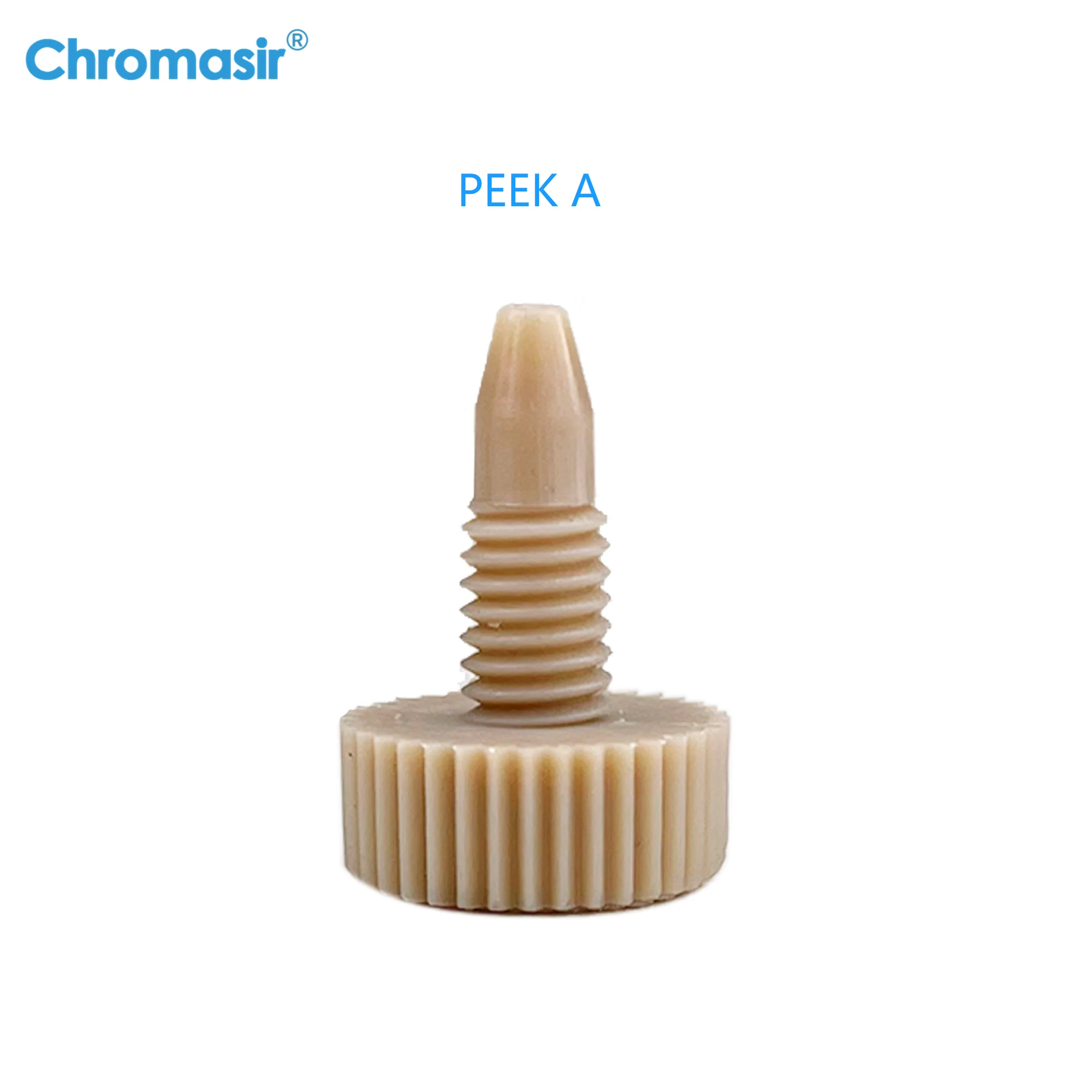 10 قطعة LC المناسب إصبع قطعة واحدة تركيب الكروماتوغرافي 10-32UNF نظرة خاطفة المناسب ل 1/16 ''OD أنابيب 20Mpa المقاومة HPLC