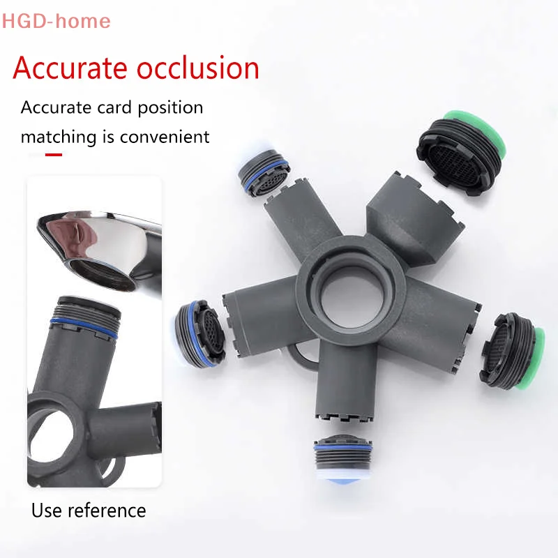 10 In 1 Faucet Aerator Removal Tool Faucet Aerator Key For Threaded Aerator/Aerator With Housing Cut Edge&Round