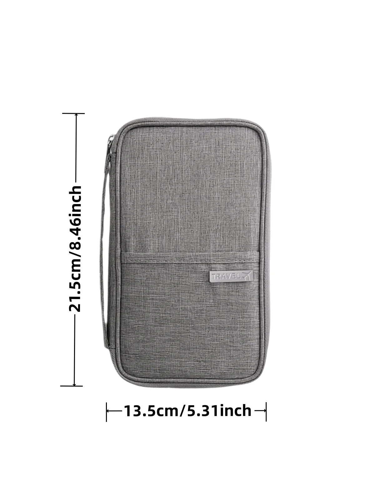 1PC Portable Travel Airplane Bag, Business Trip Passport Bag, Multi Functional Document Storage Bag