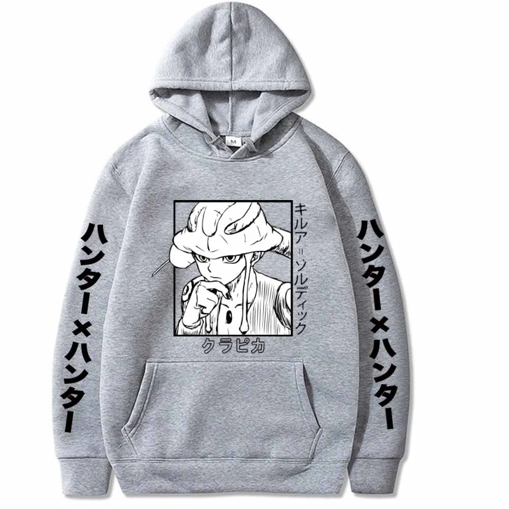 Y2k Vintage Mang Meruem Hooded Anime Hunter X Hunter Hoodies Sweatshirts Men Women Aesthetics Tops Casual Streetwear Sweatshirt