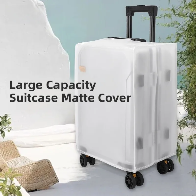 

Thickened Transparent Frosted Luggage Protection Cover Dustproof Scratchproof Suitcase Cover for 242628 Inch Suitcase