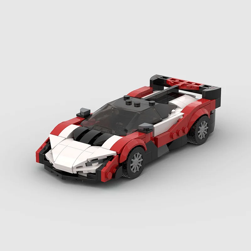 

Sabre V2 sports car model moc compatible Lego small particles puzzle assembly children's building block toys cross-border