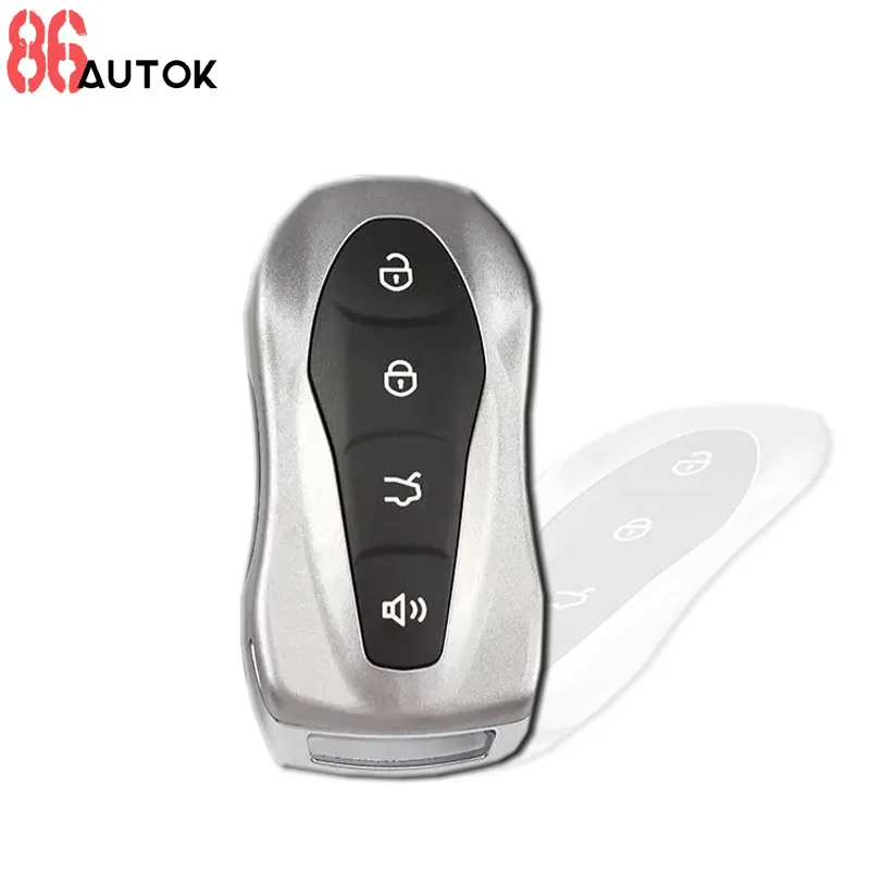 Car Keyless Auto Smart Remote Key OEM Original for Geely Atlas Tugella Azkarra Coolray Boyue Pro Proton Xingyue L 433Mhz 4A Chip