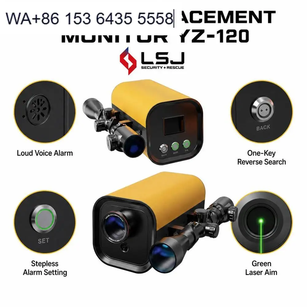 Building Stability Laser Monitor 1mm Accuracy Displacement Tilt Monitoring 100m Range IP54 Protection Wi-Fi LoRa Remote Control