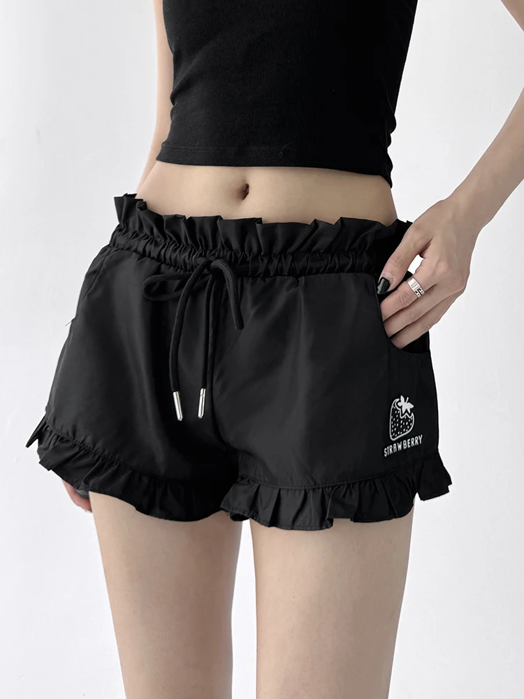 Bla cintura alta ort calças femininas design sensação pequeno ence casual perna larga calças quentes primavera verão nova chegada