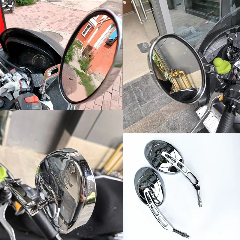 

Pair For Keeway Cruiser 250 Dorado 250 Blackster 250 Superlight Vento Rebellian V-thunder Colt 250 Motorcycle Rear View Mirror