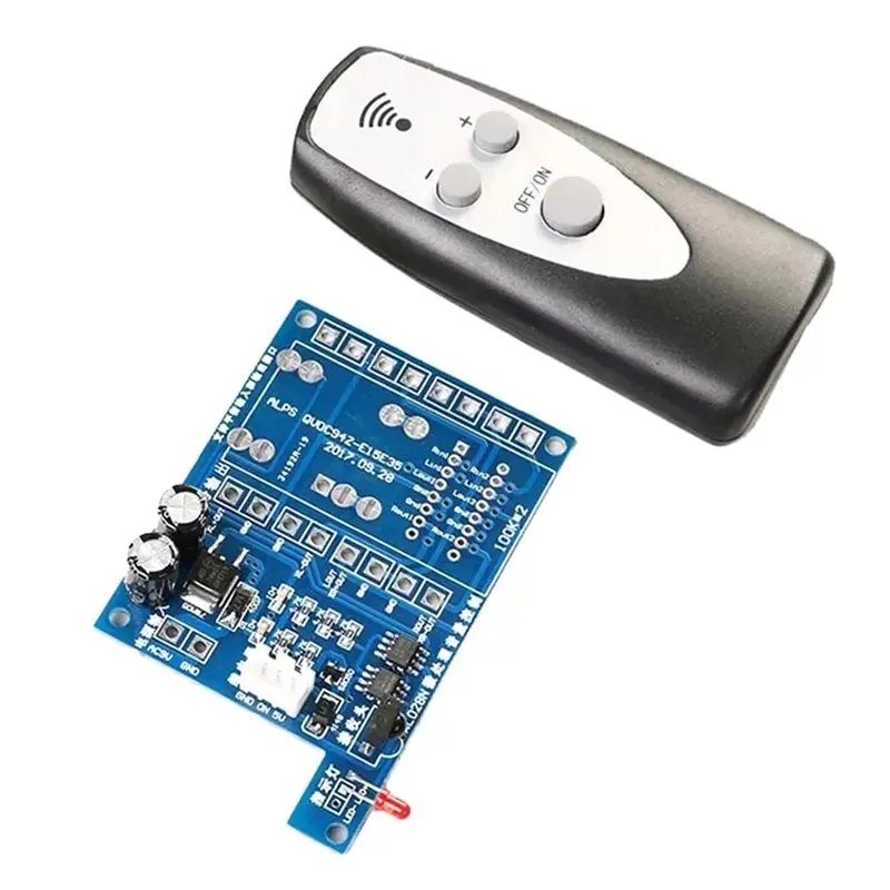 X12A-Dlhifi Motor ALPS Remote Control Volume Motorized Potentiometer 50K For Preamp Audio DIY Power Amplifier Headphone A