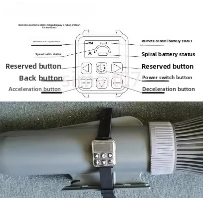 500W Brushless Paddle Board Thruster – Underwater Electric Booster for Kayak & Surfboard
