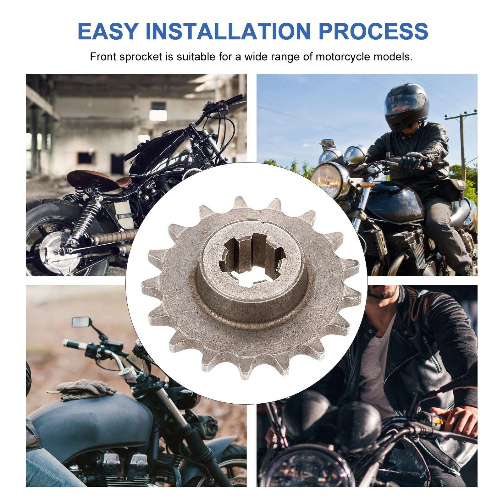 

Front Sprocket Accessories 12mm Steel Chainwheel for Motorcycle Quad Durable Long Lasting High Strength Compatibility