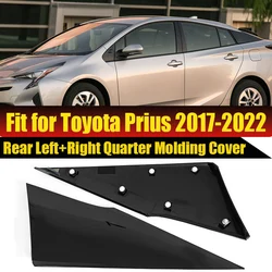 Rear Door Window Triangle Delta Molding Cover For 17-22 Prius Prime 16-22 Toyota Prius Triple-Cornered Trim Cover  62505-47012