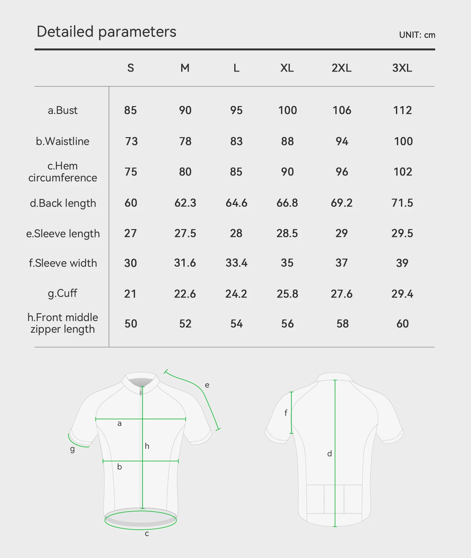 ROCKBROS Herren Fahrradtrikot Atmungsaktives Slim-Fit Kurzarmtrikot Feuchtigkeitsableitend Schnelltrocknend Sportbekleidung Outdoor-Kleidung – Detail 13