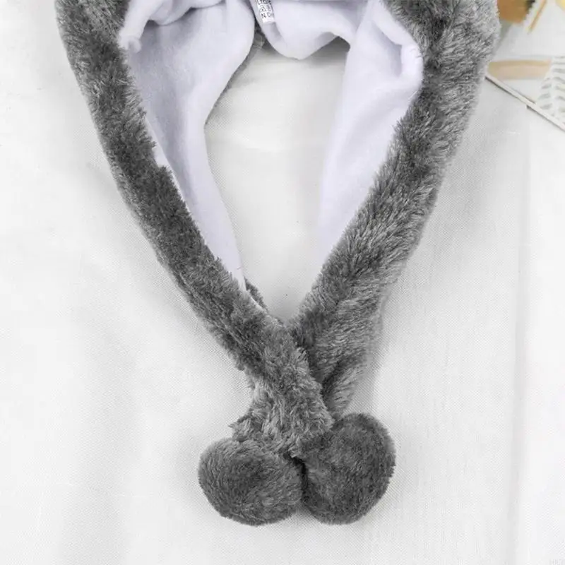 

Elephant Plush Hat Halloween Party Hood Hat Cartoon Headgear Fleece Cosplay