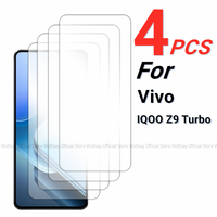 2/4PCS Screen Protector For Vivo IQOO Z9 Turbo Tempered Glass For Vivo IQOO Z9 Turbo Full Glue Phone Film Screen Glass Protector