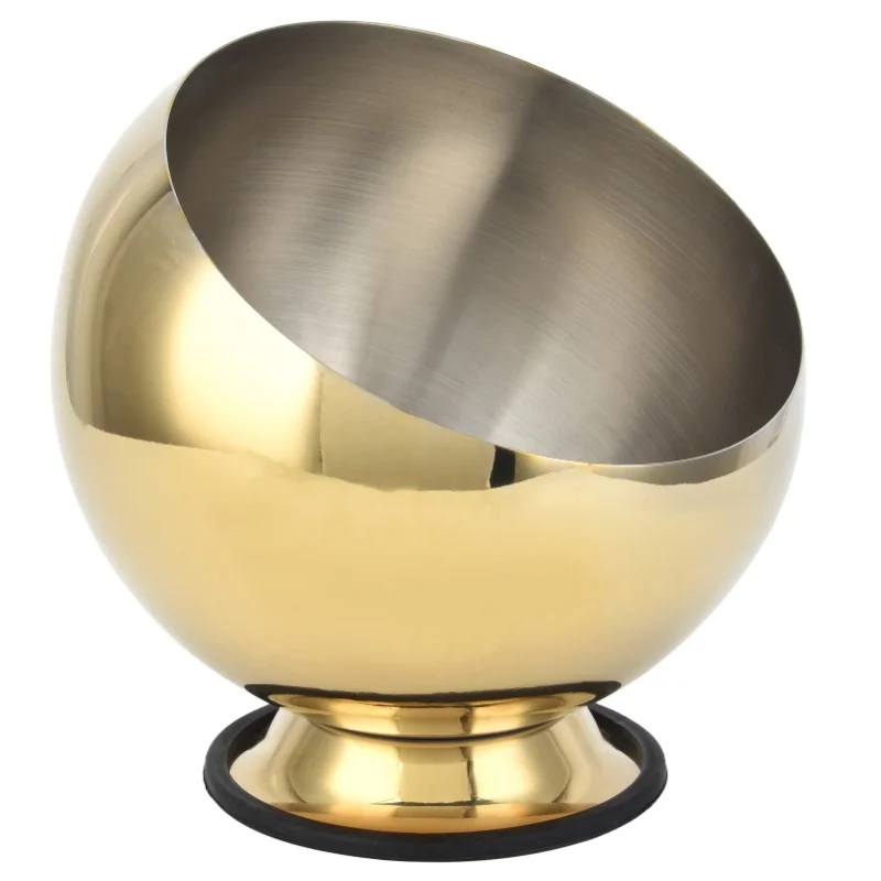 Stainless Steel Seasoning Bowl Hot Pot Restaurant Seasoning Bowl Spicy Hot Sauce Pot With Base S/M