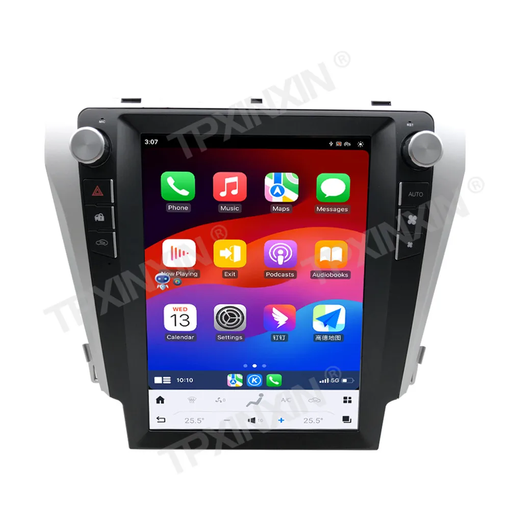 12.1 "راديو السيارة لتويوتا كامري 2012-2017 سيارة الوسائط المتعددة مشغل فيديو ستيريو السيارات الملاحة Carplay رئيس وحدة شاشة أندرويد