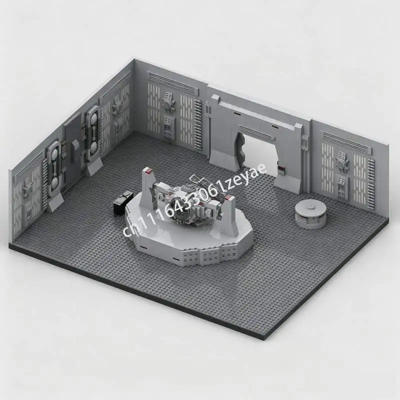 3068 Parts Sci-Fi Training Station Simulator Model MOC Custom Building Blocks DIY Creative Assembly Technical Toy Popular Gifts