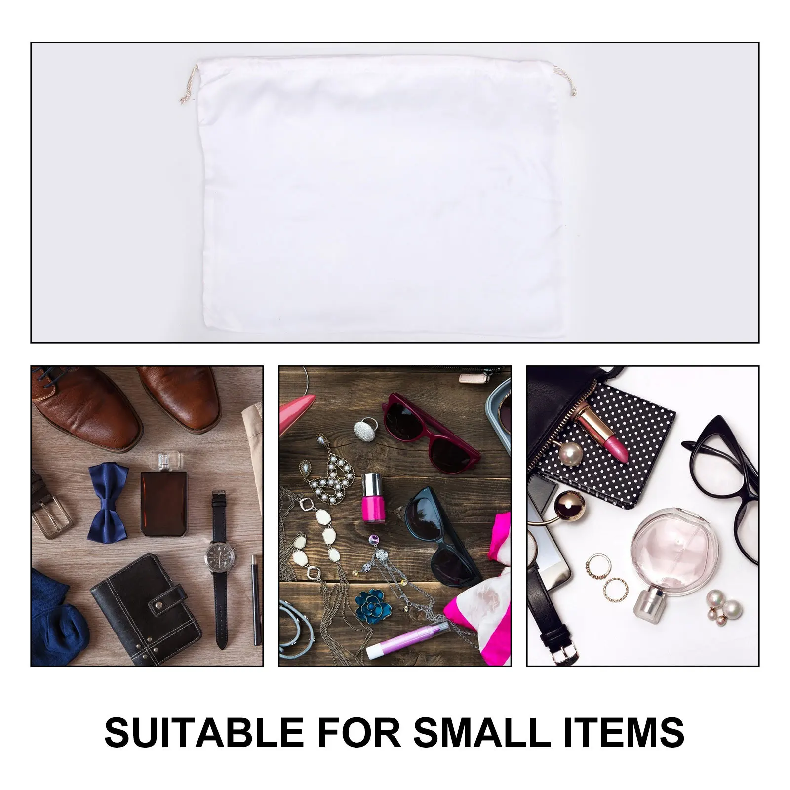 

2Pcs Dustproof Storage Bag Thick Drawstring Household Organizer Clothes Quilt Blanket Large Capacity Storage Pouch Durable