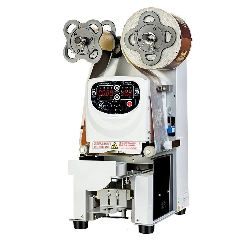 

Automatic bubble sealing machine, cup sealing machine, universal for paper and plastic