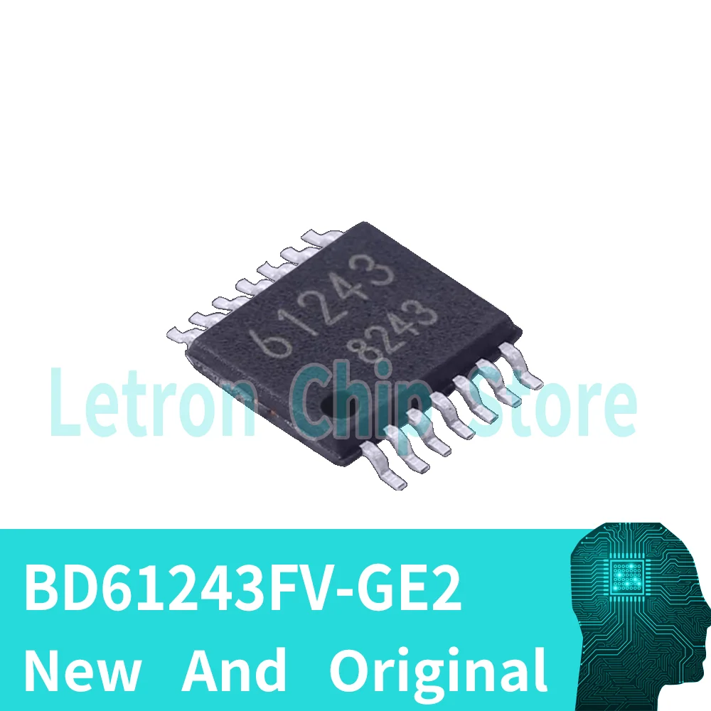 5PCS BD61243FV-GE2 61243 Mark SSOP-14 New And Original DC Brushless Fan Motor Drivers