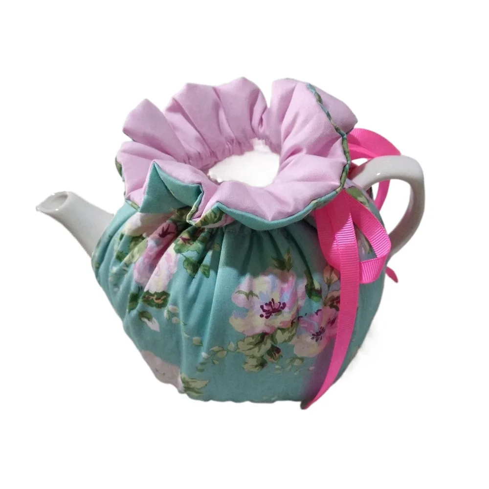 Insulation Tea Cosy Keep Warm Fabric Teapot Dust Cover Breakfast Warmer Table Decorative Accessories Teapot Cover Home Kitchen
