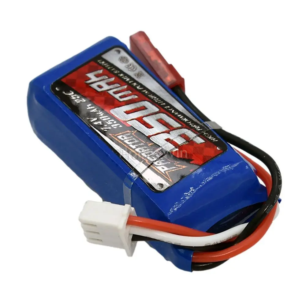 FMS part 7.4V 2S 350mAh 25C LiPO Battery JST plug for RC Model Airplane Helicopter Quadcopter FPV Drone