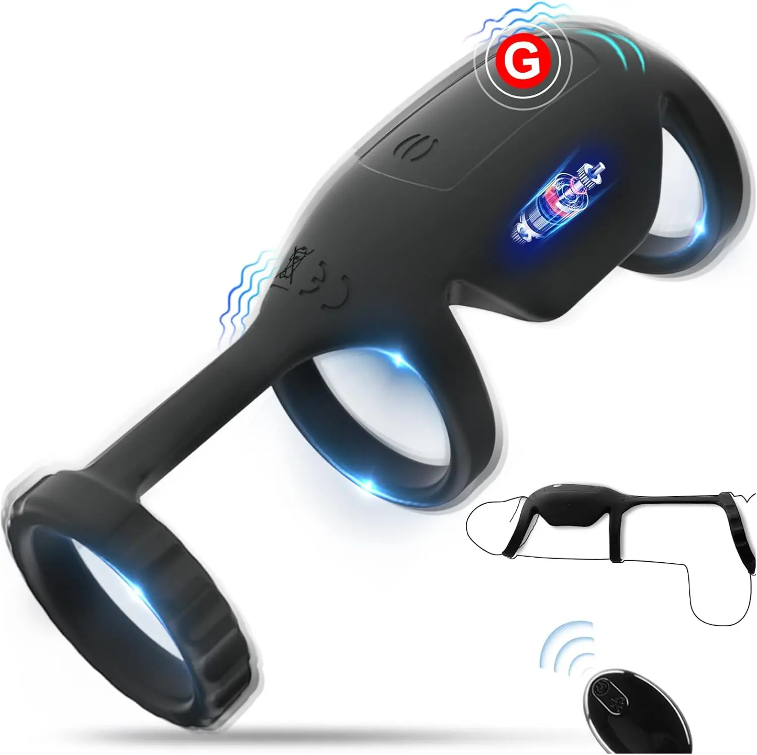 التحكم عن بعد تهتز خواتم الديك ألعاب الجنس الكبار للرجال الأزواج ألعاب الجنس ، لعبة الجنس الذكور القضيب الهزاز مع 10 تعديل الاهتزاز #2