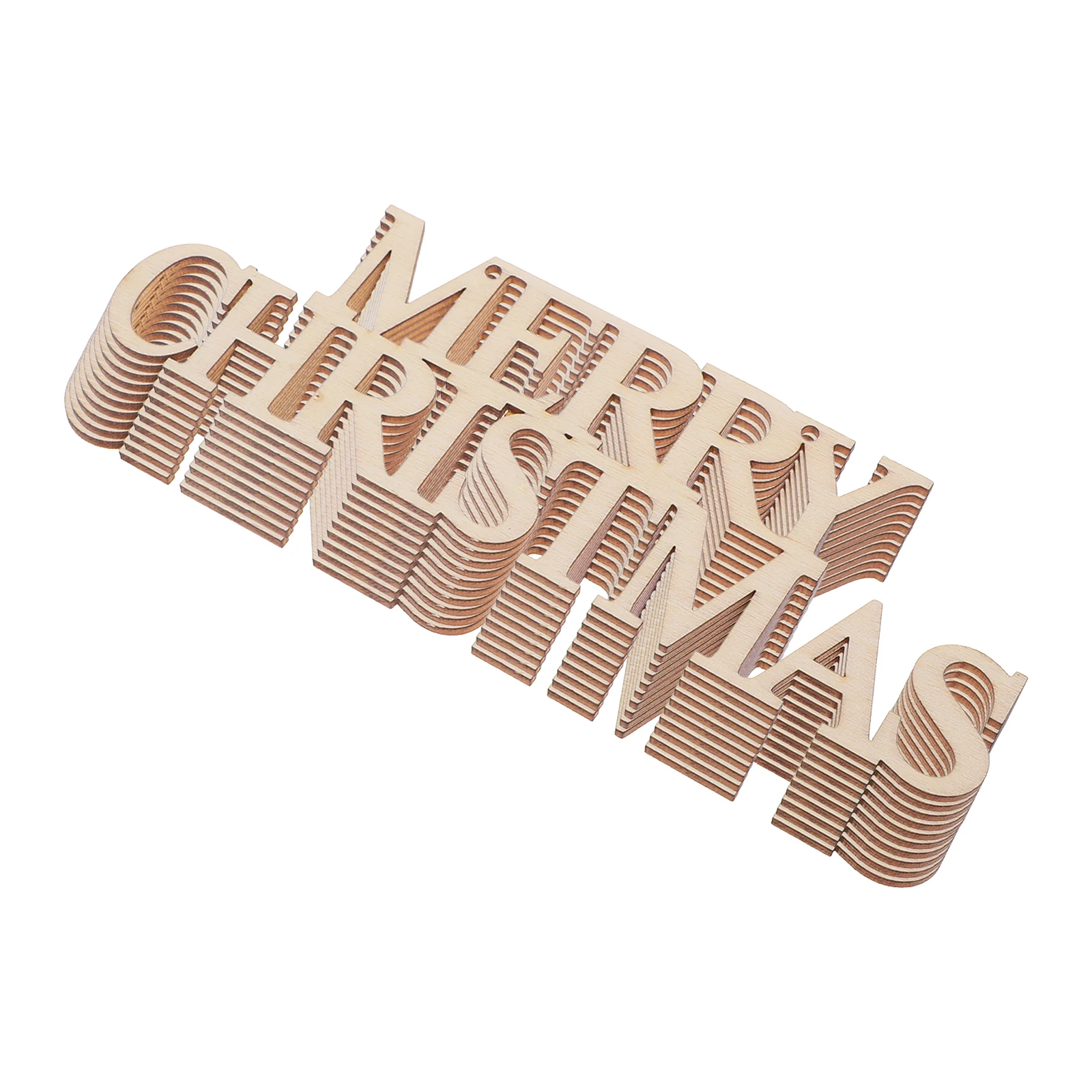 

10pcs Wooden Gift Tags Christmas Unfinished Cutouts Diy Crafts Reusable Hanging Decorations For Tree Party Slices For