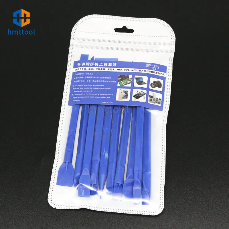 10Pcs Anti Static Plastic Spudger Nylon Stick Pry Opening Tool for iPhone iPad Samsung Smartphone Repair Hand Tools Set