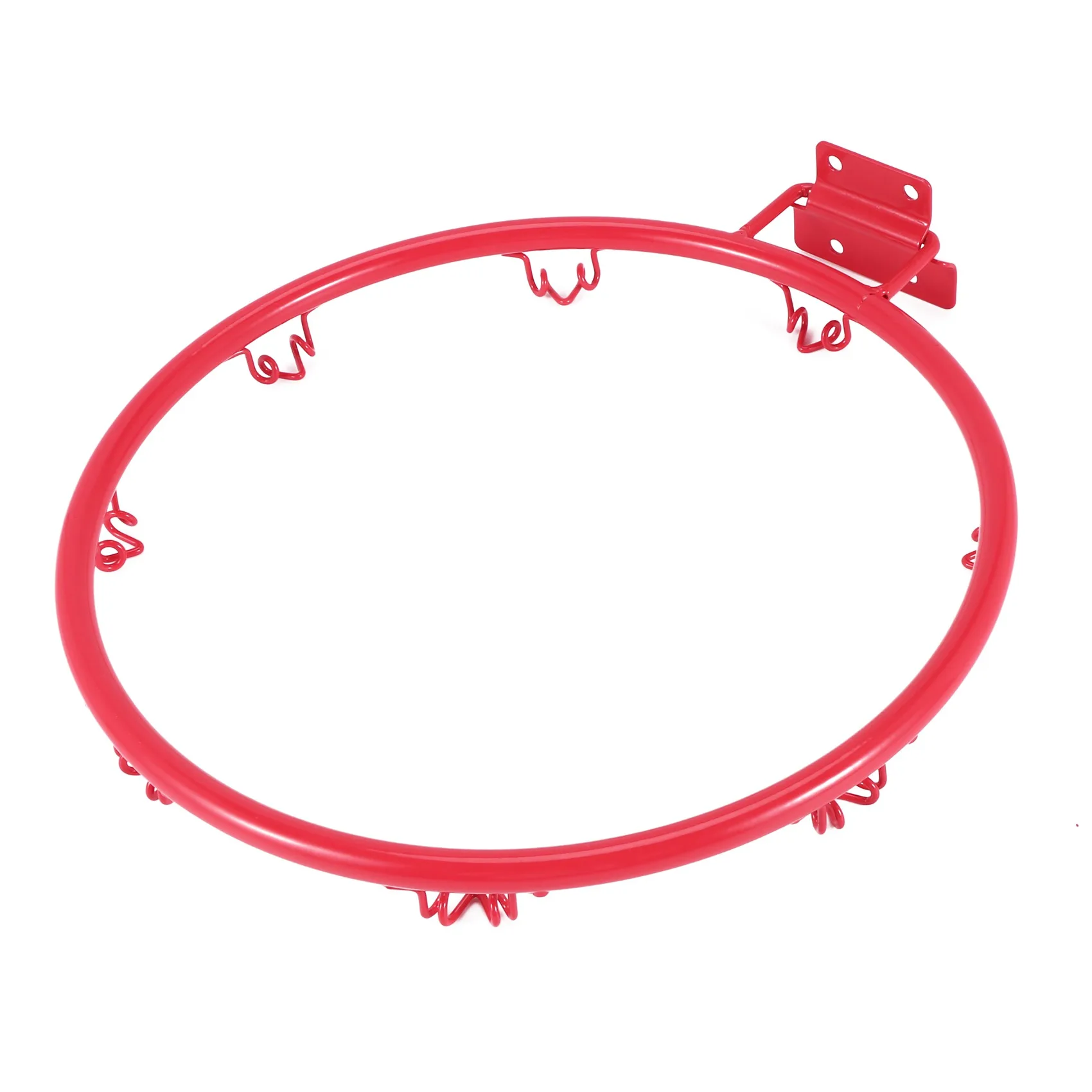 AED4-32Cm 壁掛けバスケットボールフープネットメタルリムハンギングバスケットバスケットボール壁リムネジ付き屋内屋外スポーツ