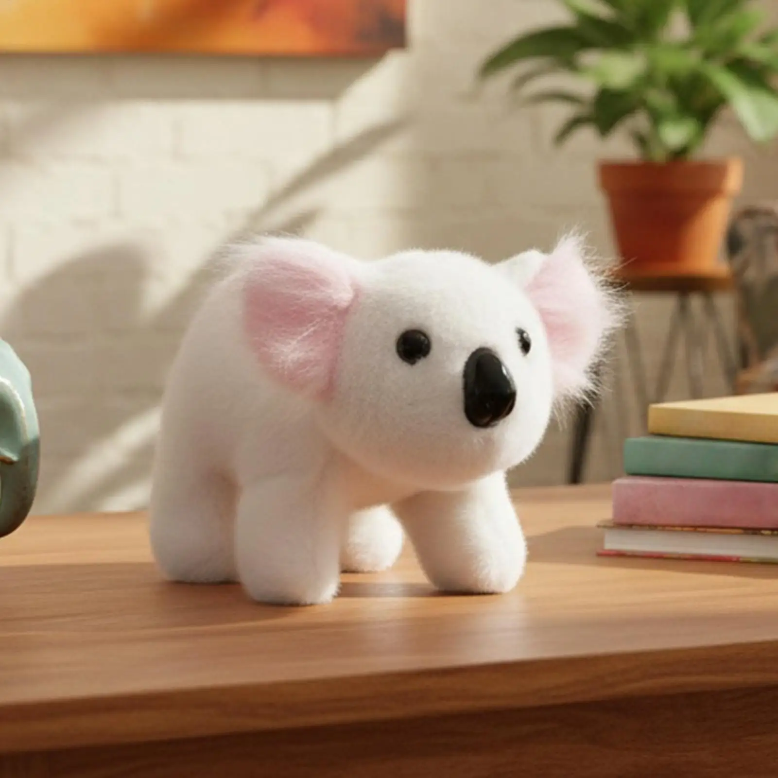 Koala en peluche électrique réaliste apaisant marche saut Koala en peluche électrique pour enfants garçons enfants d'âge préscolaire adolescents salon