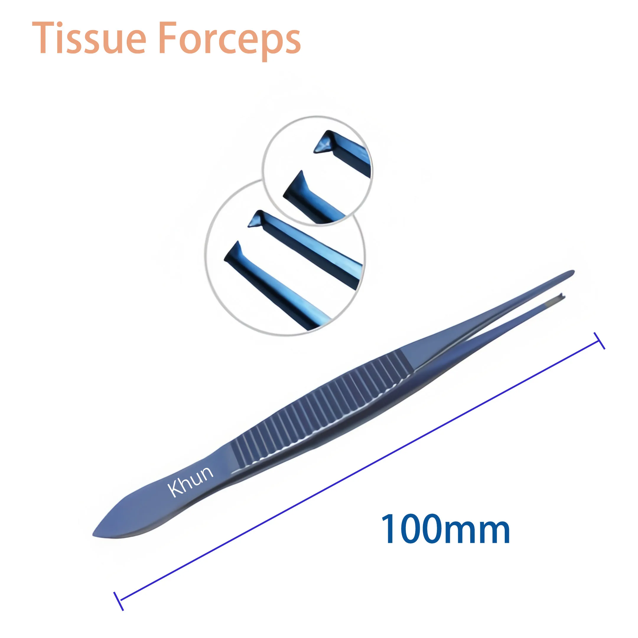 

Tissue Forceps 1×2 teeth Delicate 0.5mm Teeth New Design Ophthalmic Surgical Instruments